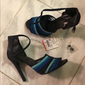 Zara Suede Heeled Sandals
